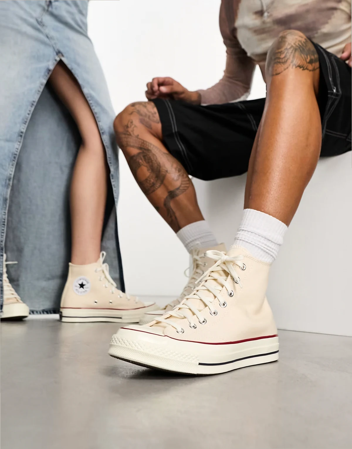 – Chuck 70 Hi – Unisex – Sneaker in Elfenbein
