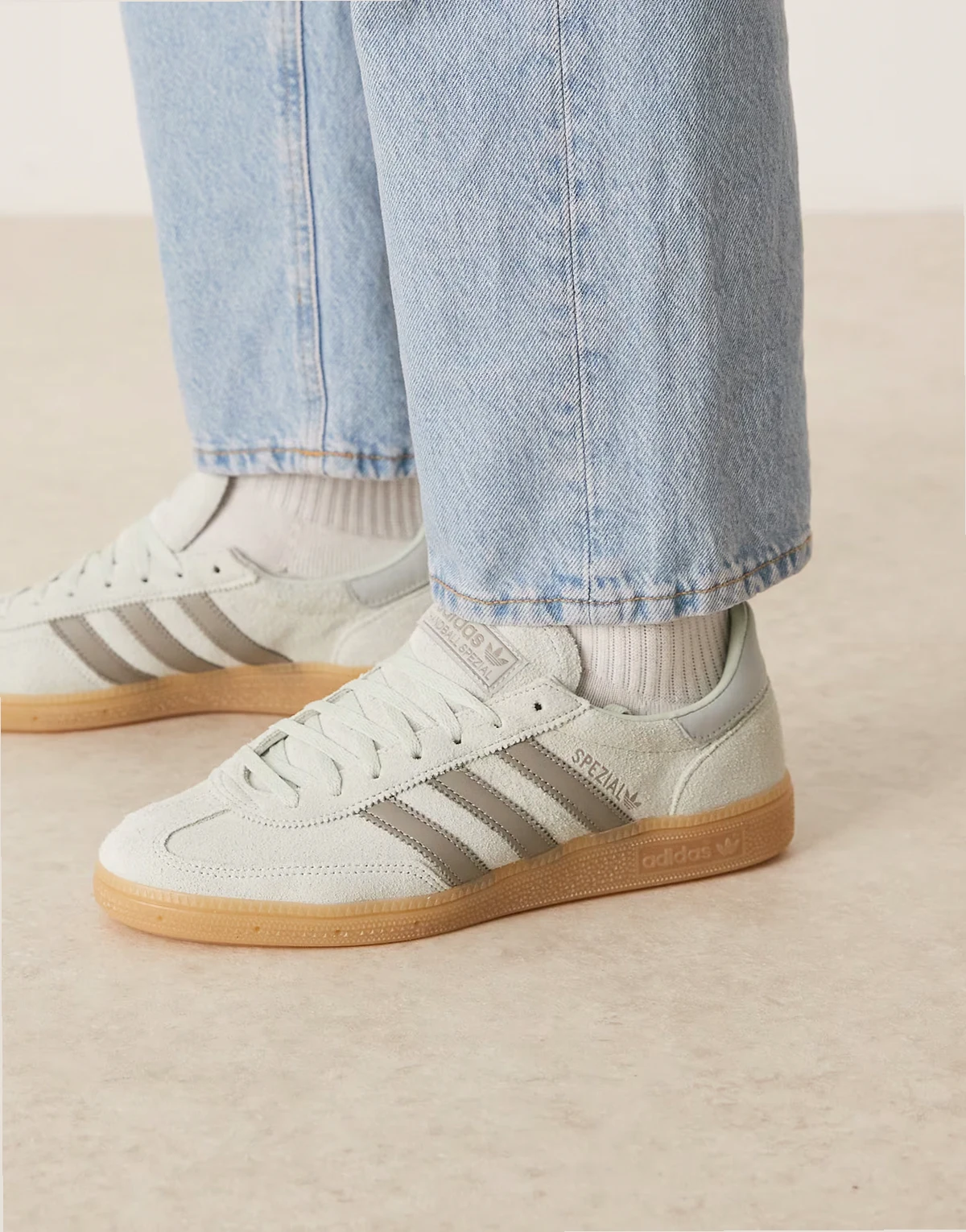 Handball Spezial sneakers in mint green and gray