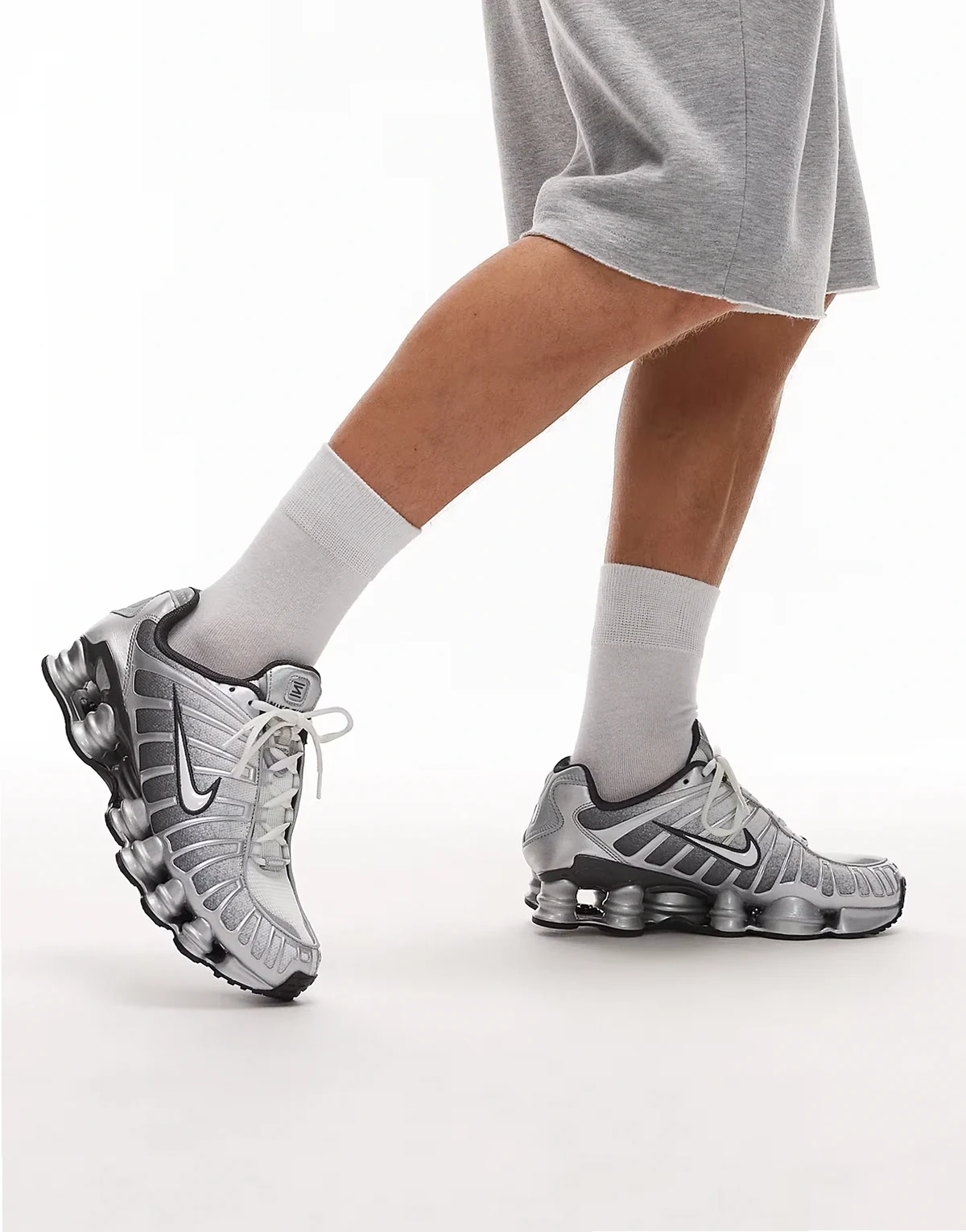 Shox TL sneakers in silver