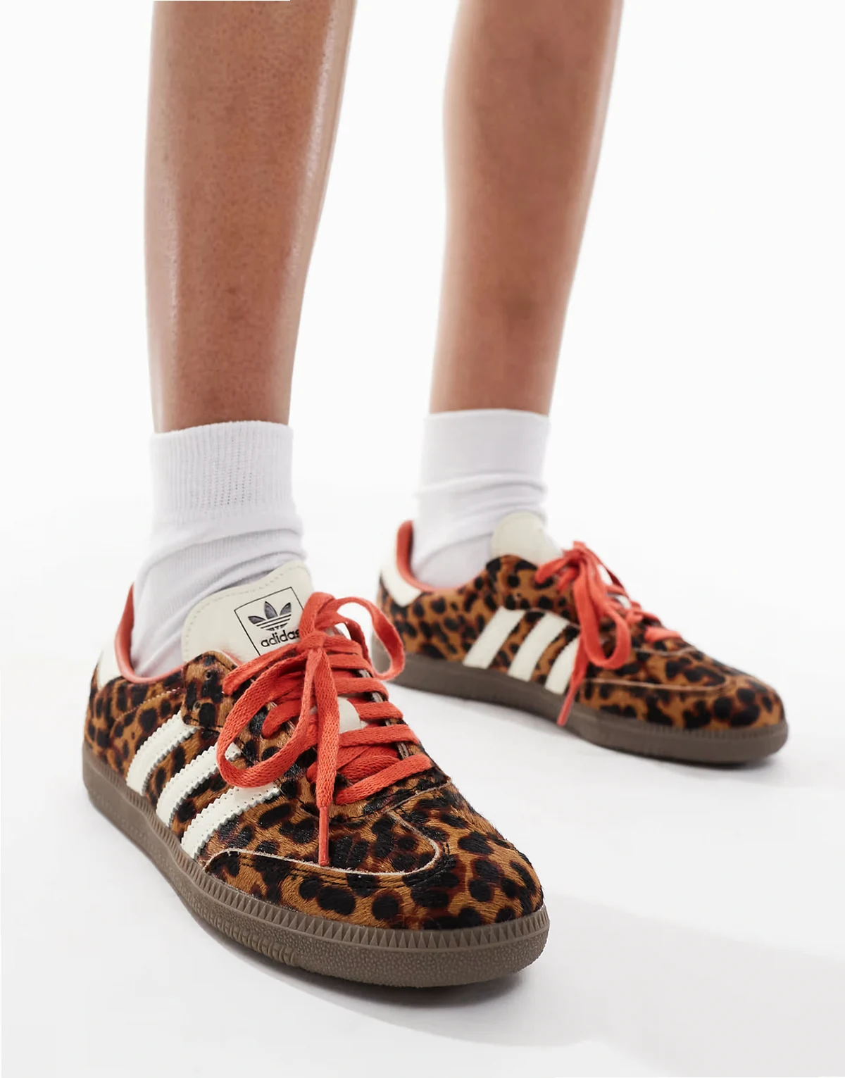 samba sneakers in leopard print