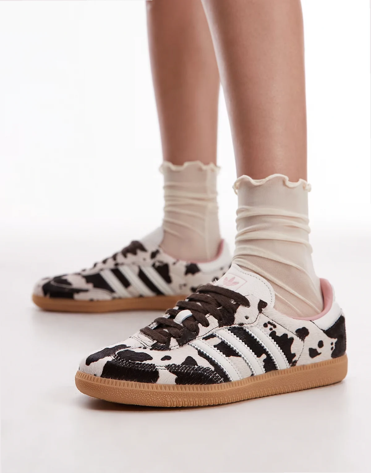 Samba OG sneakers in cow print- exclusive to ASOS