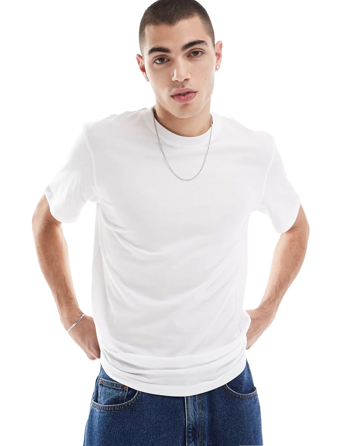 regular fit t-shirt in white