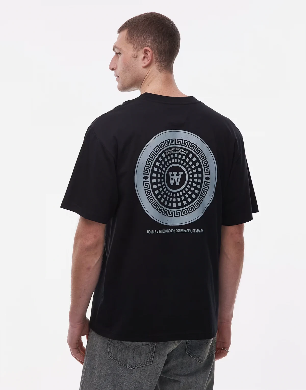 – Liam – T-Shirt in Schwarz mit Logo