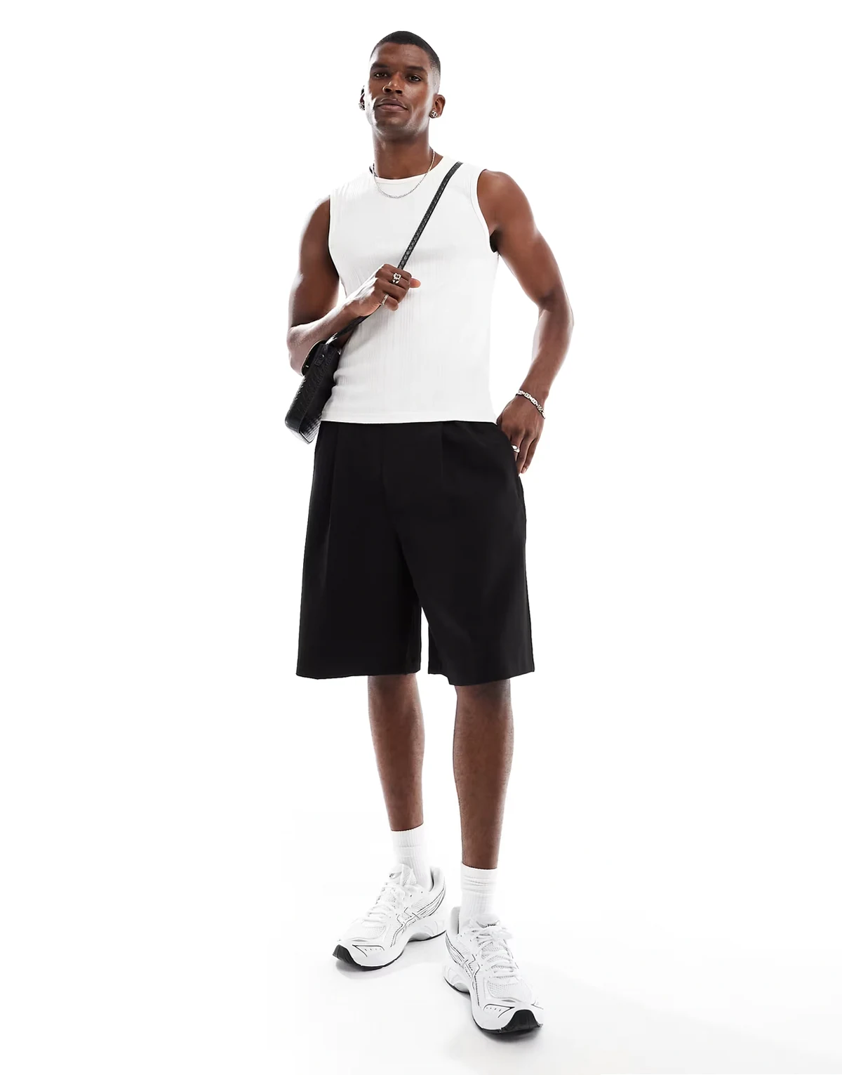 bermuda shorts in black