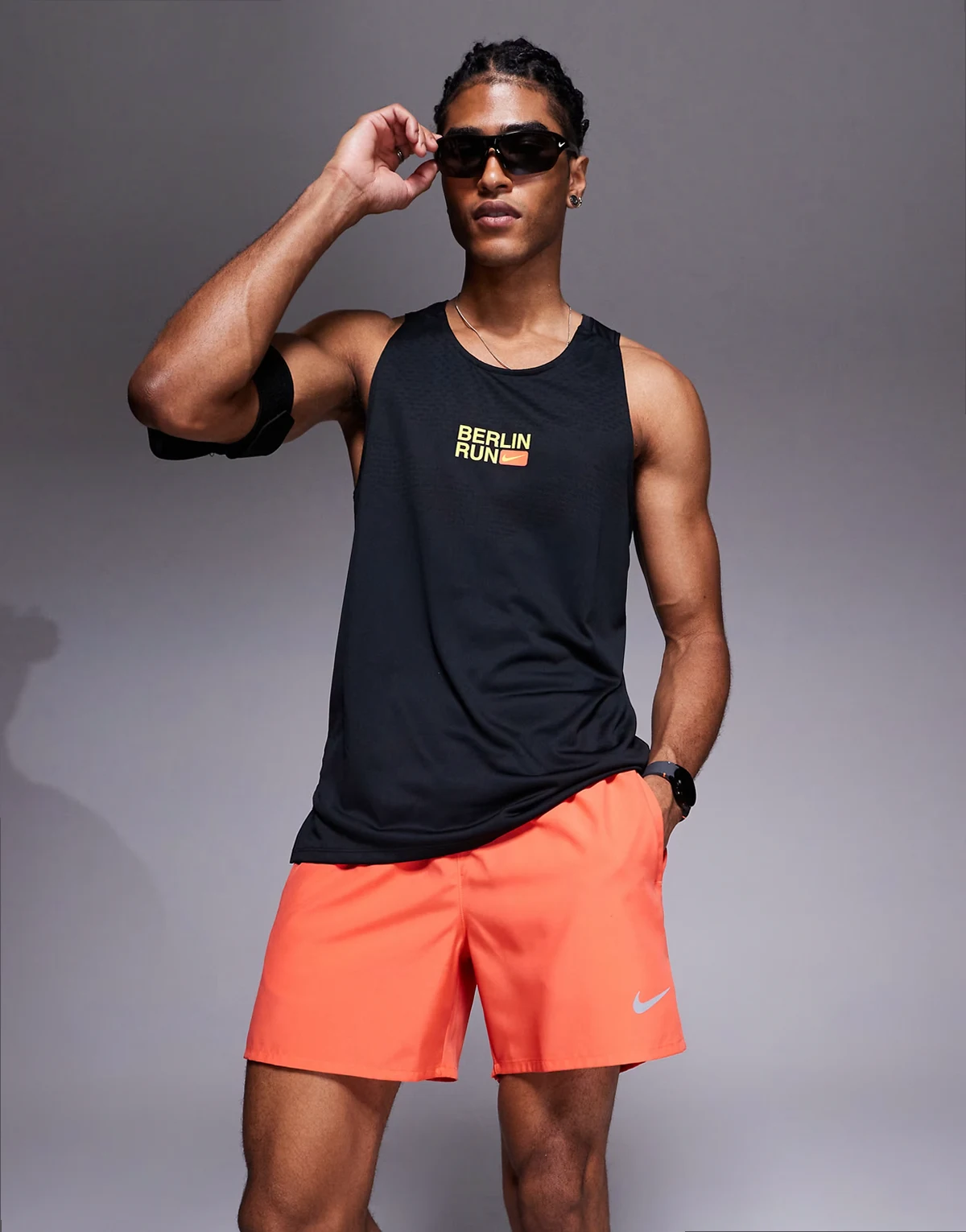 Dri-FIT Challenger 5-inch shorts in red