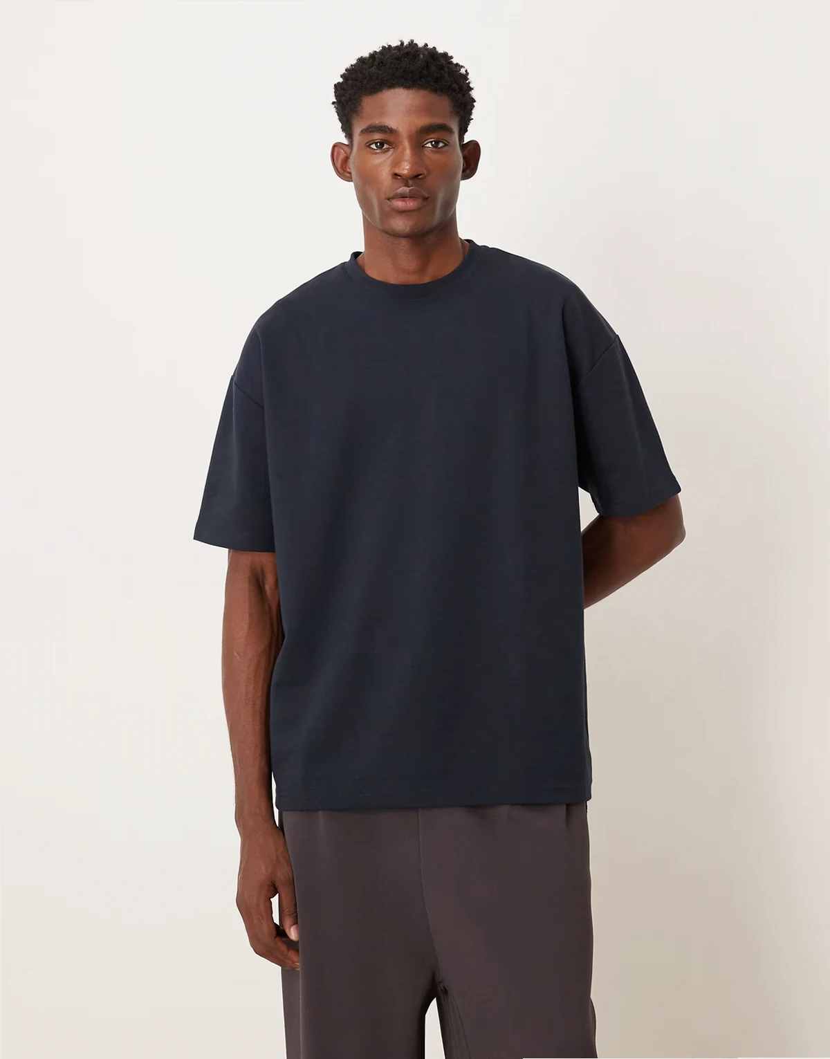 – breatheMAX™ – Schweres Oversize-T-Shirt in Marineblau