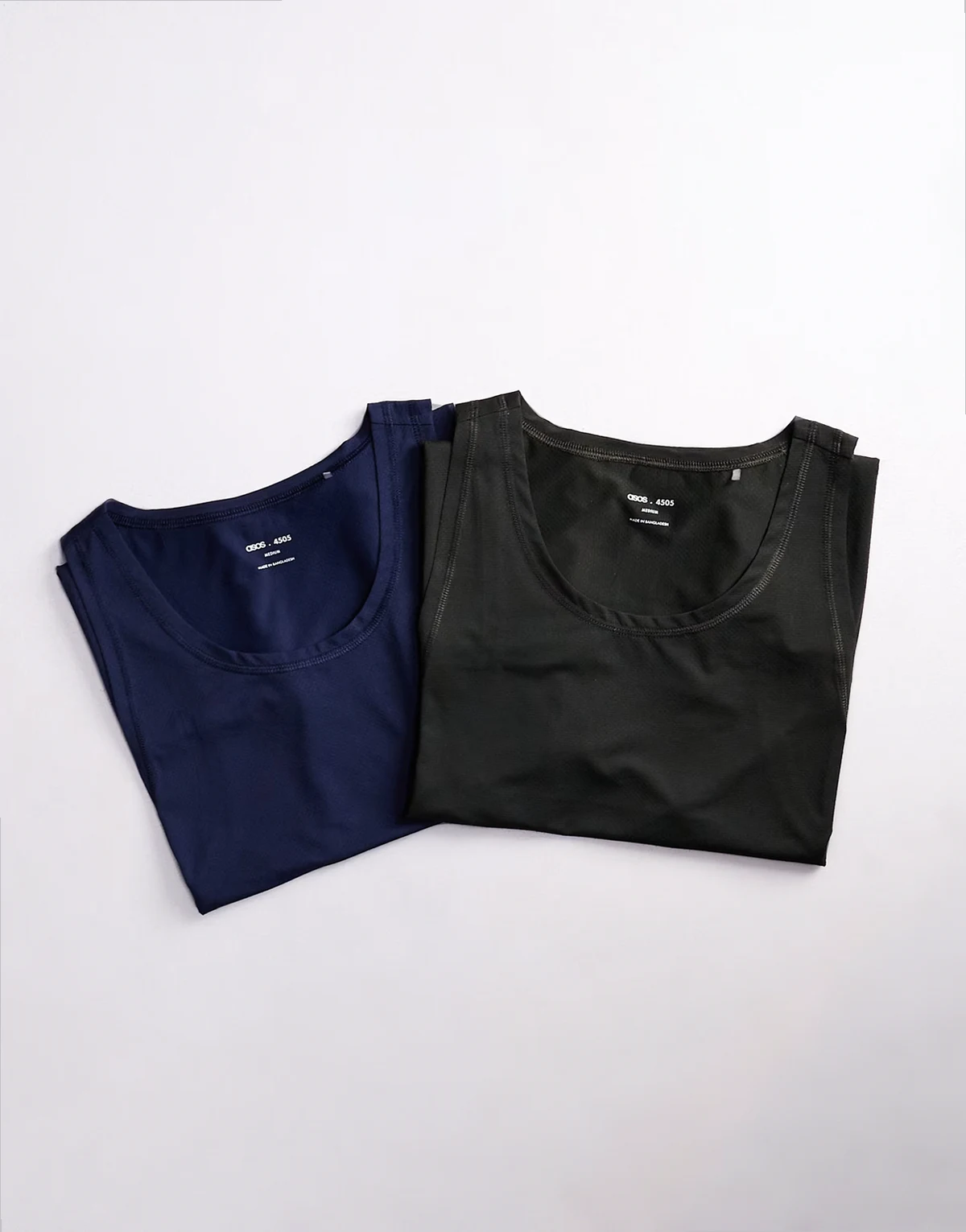 Icon 2-pack quick dry mesh training T-shirts in navy and khaki
