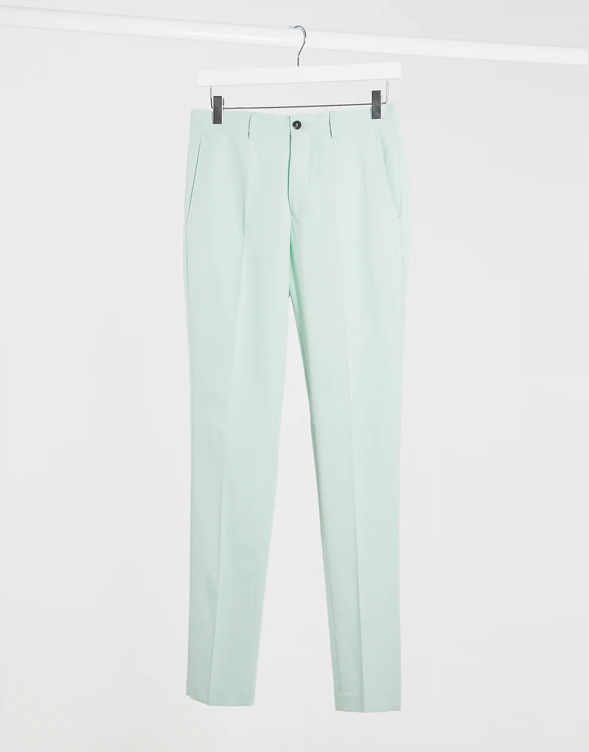 premium slim fit suit pants in mint