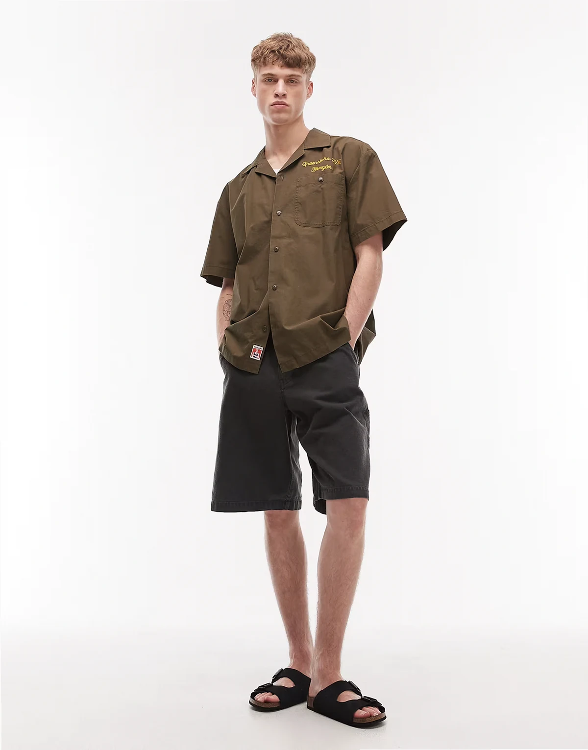 Jackson denim jorts in washed black