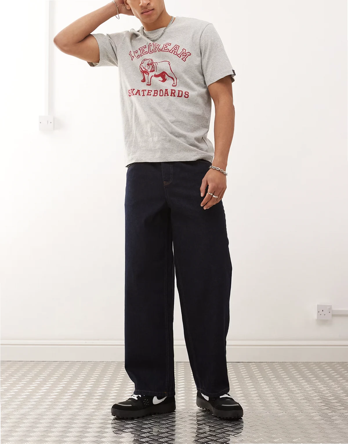 – Relaxed Fit Jeans in Indigo-Waschung