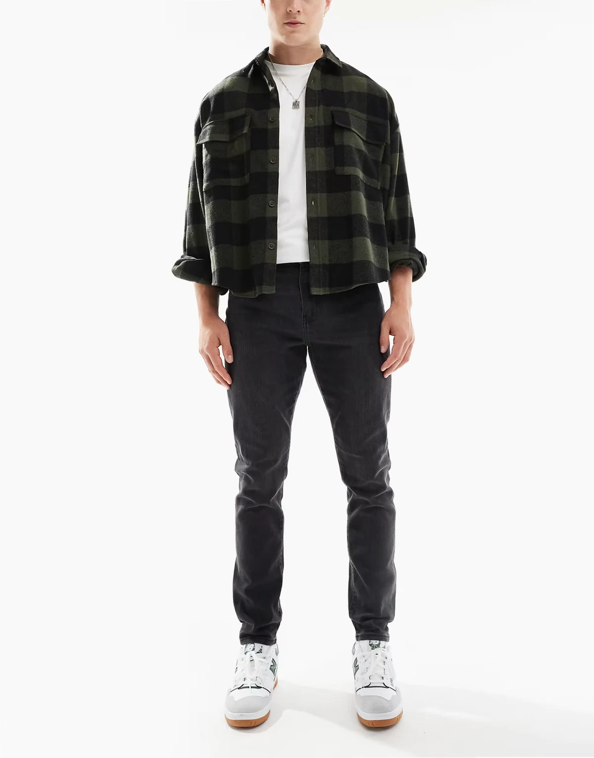 slim jeans in washed black