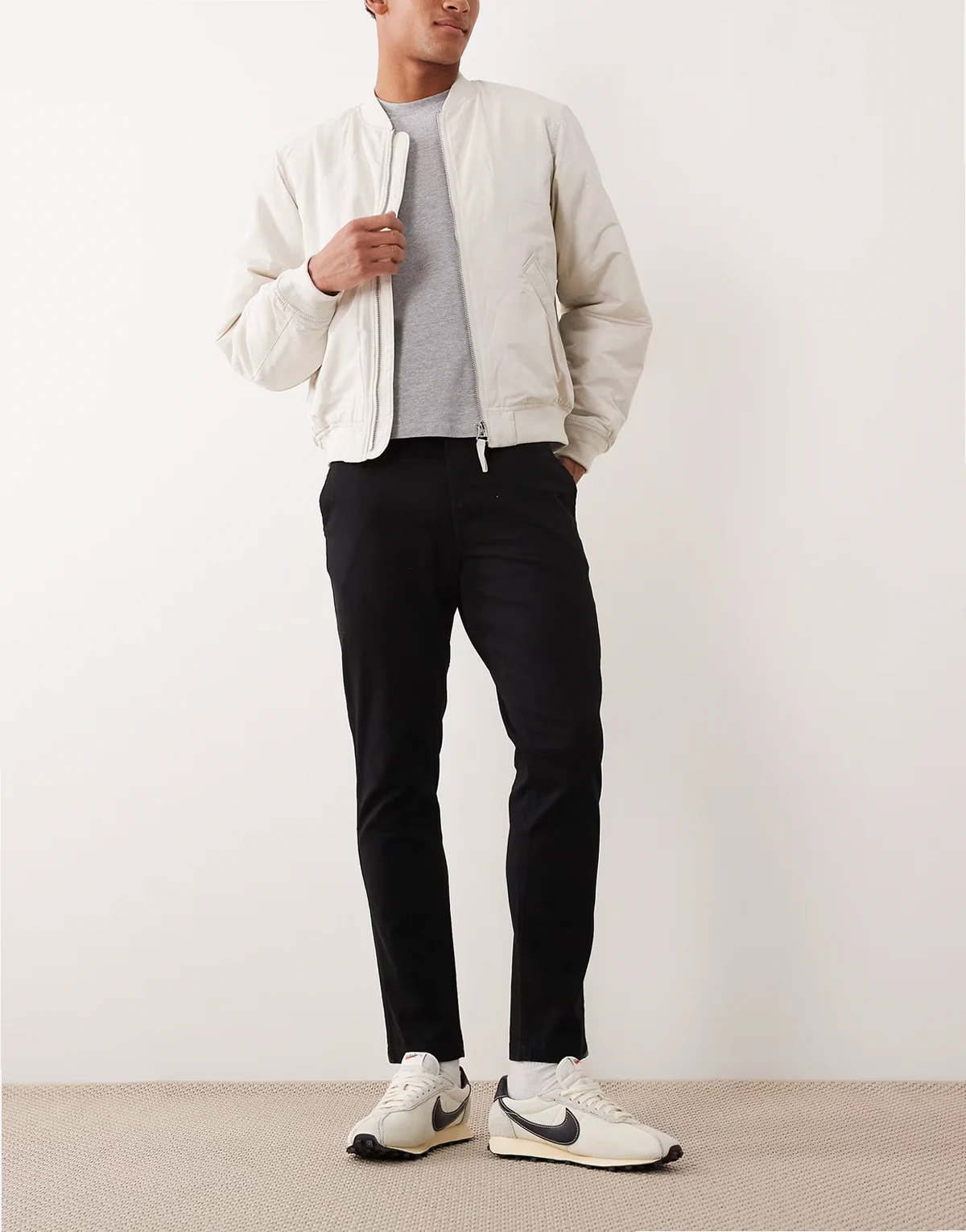 Dave wide fit jeans in black