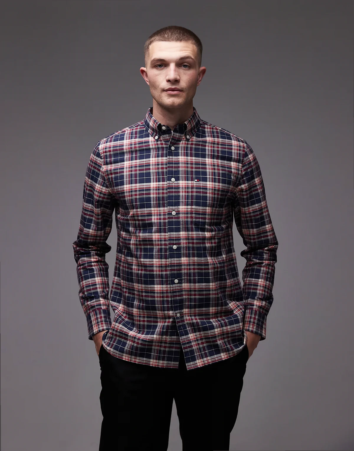 – Heritage – Koszula Oxford w kolorową kratkę