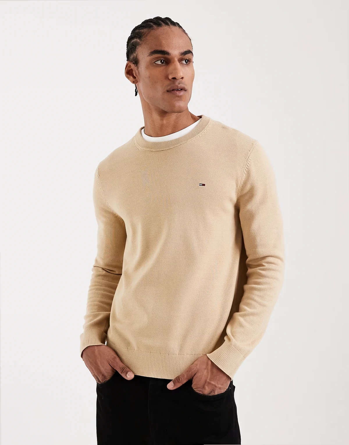 – Essential – Leichter Pullover in Beige