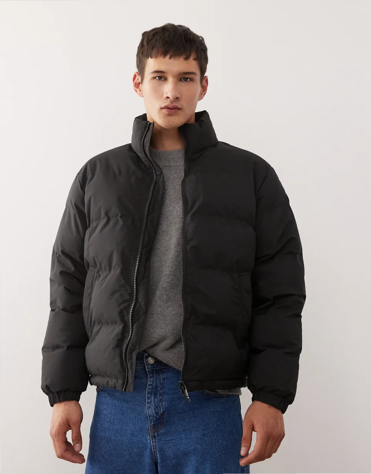 – Cole – Schwarze Steppjacke