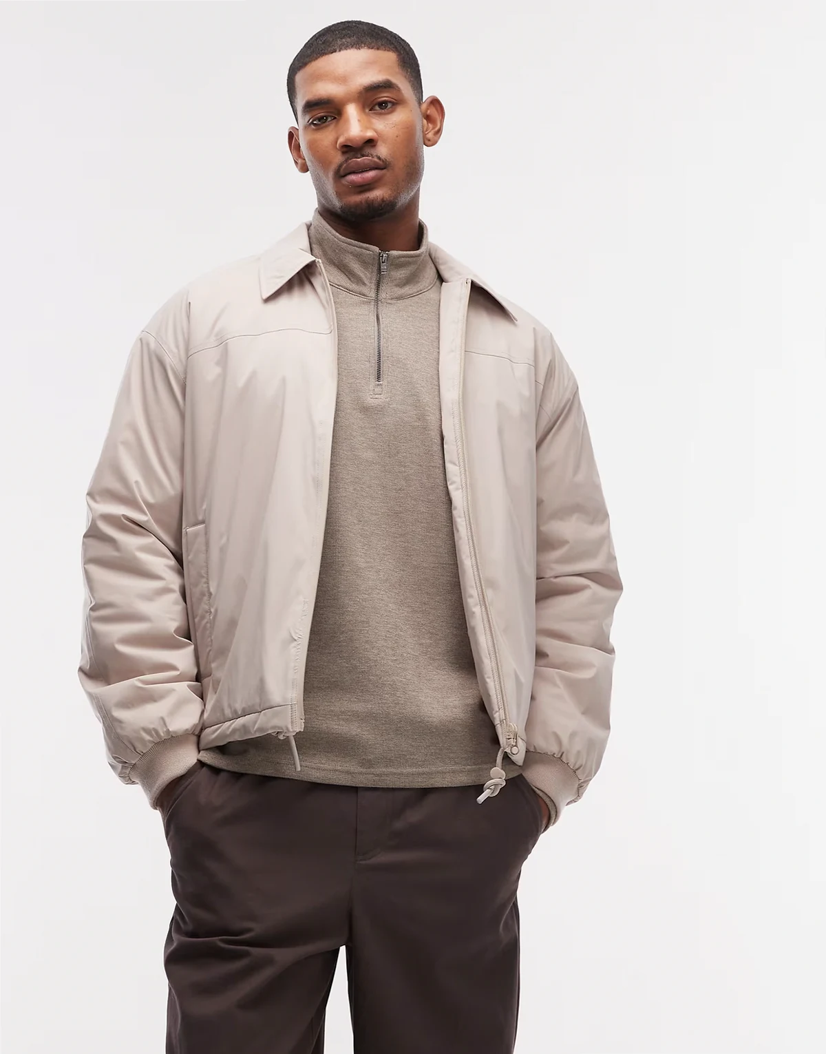 – stormMAX™ – Wasserabweisende Harrington-Jacke in Steinbeige