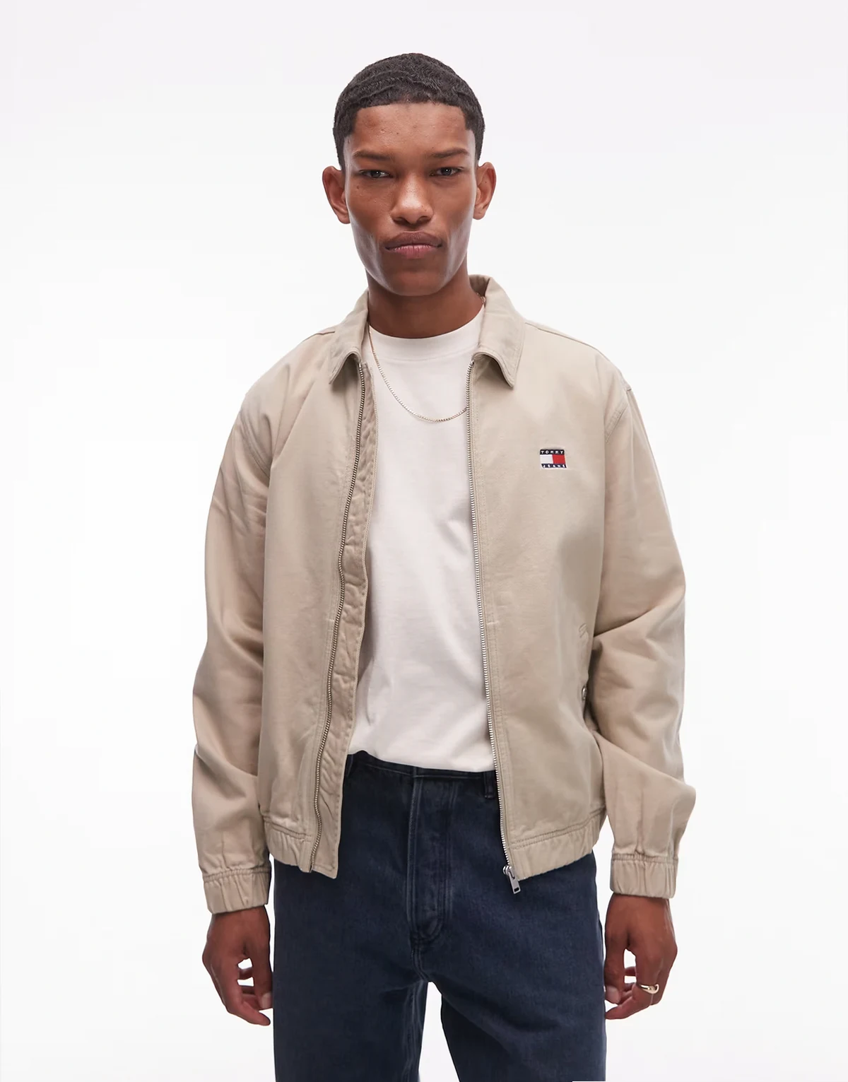 – Workwear-Jacke mit Flaggenprint auf dem Rücken