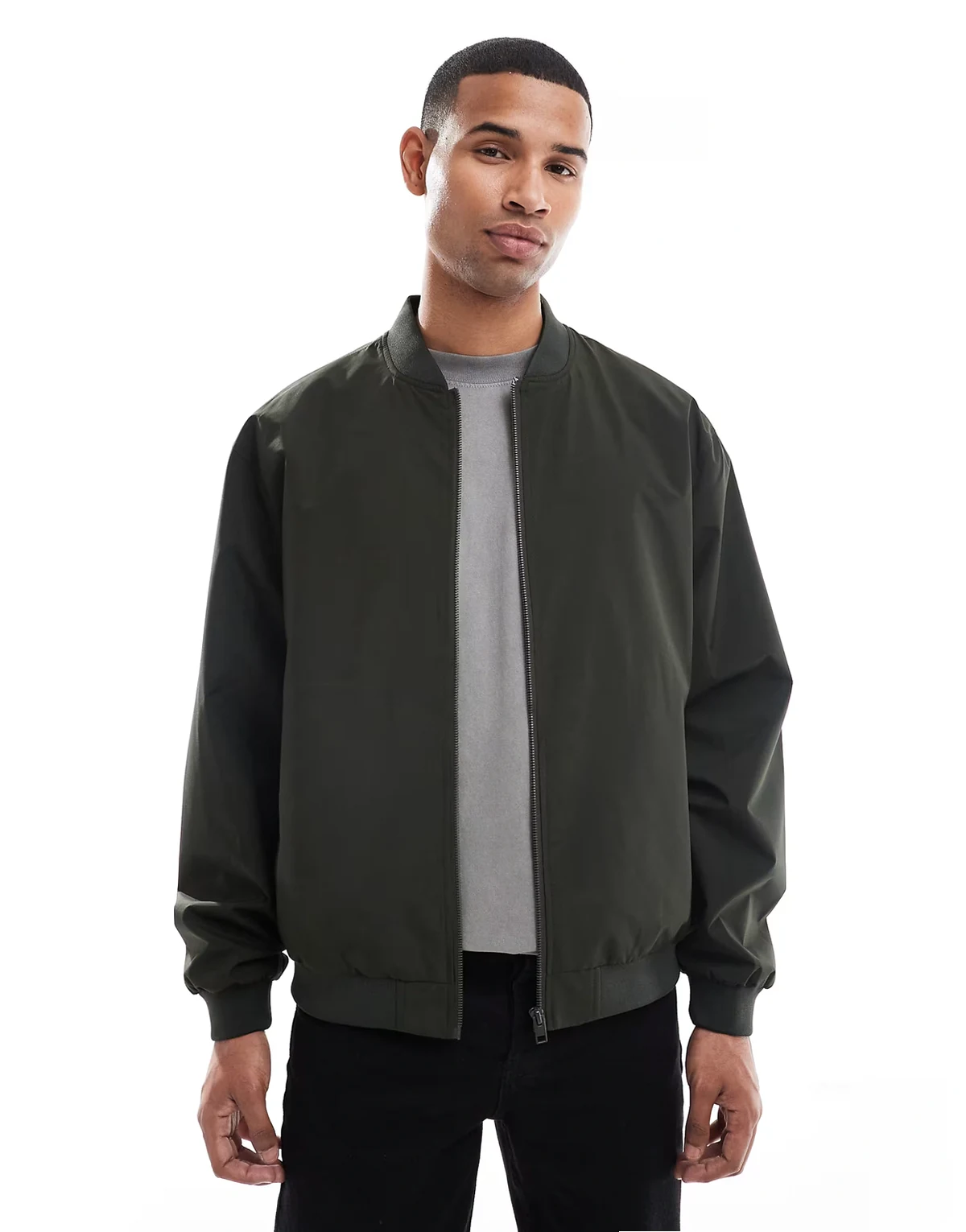 bomber jacket in green