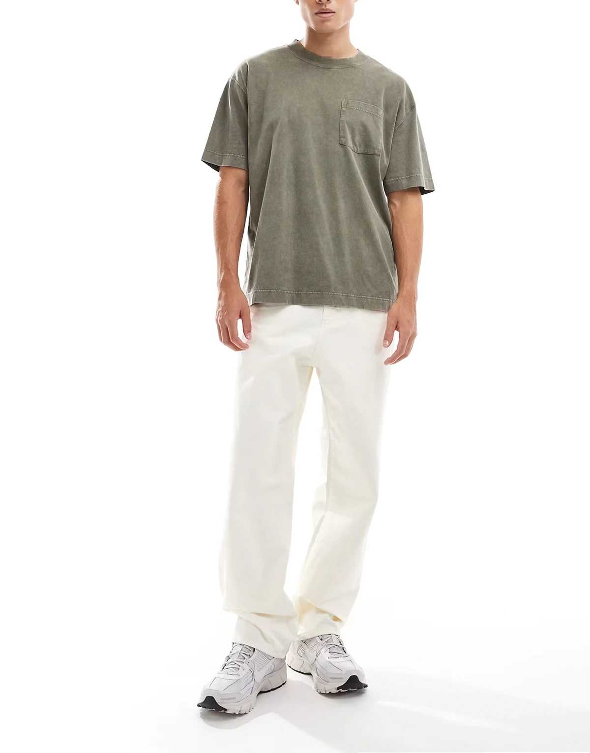 Alex baggy jeans in white