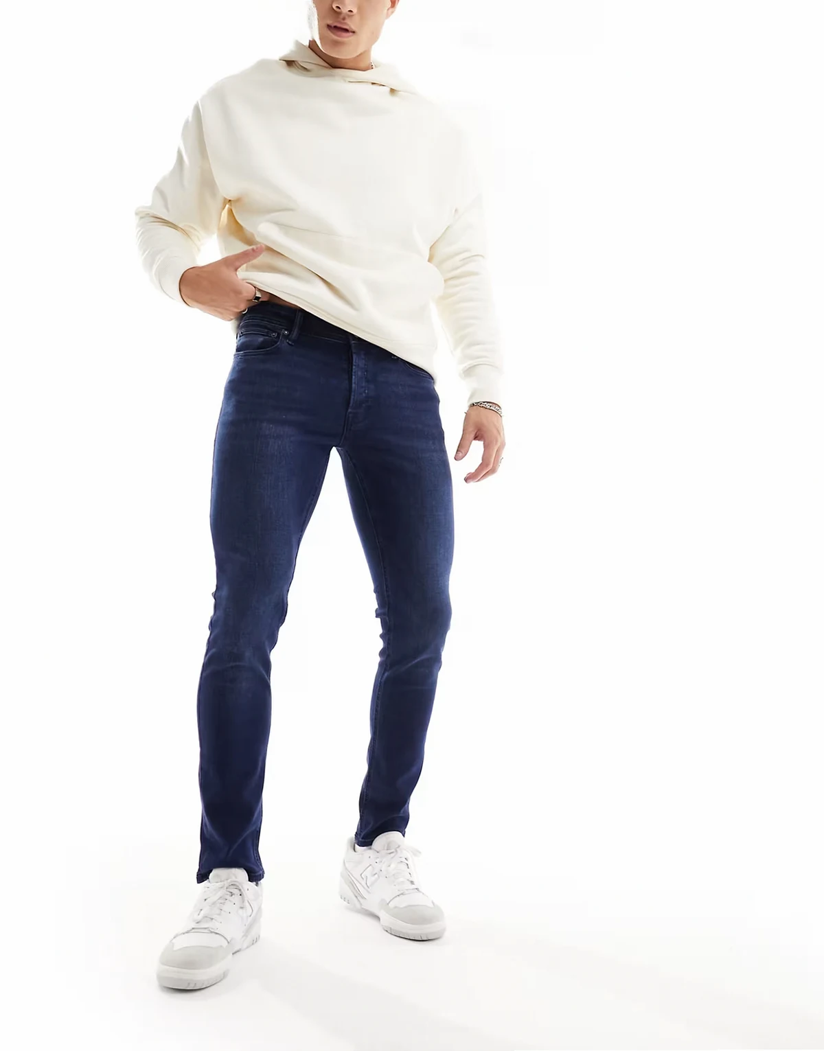 Essentials Glenn slim fit jeans in indigo
