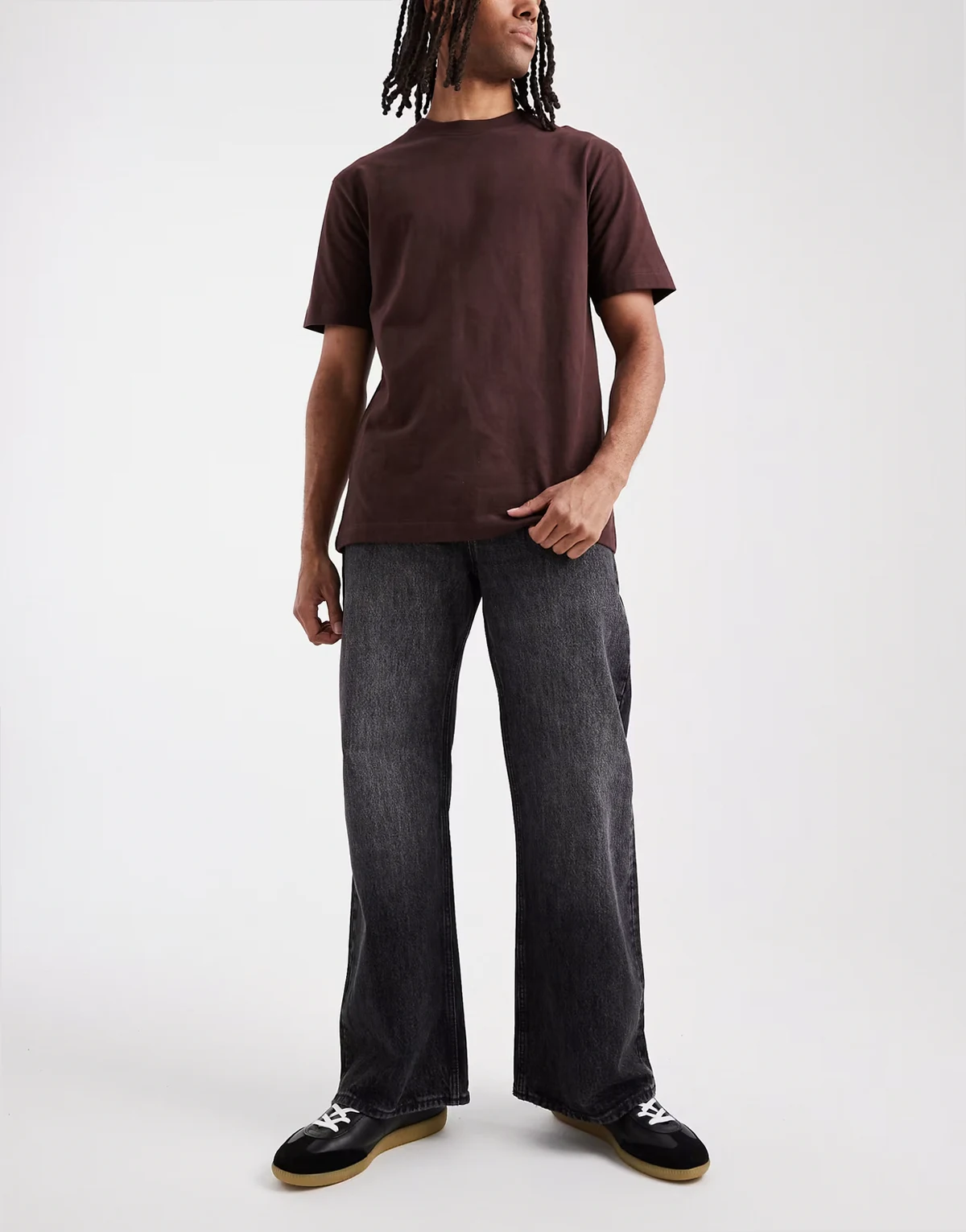 Toby flared jeans in washed black