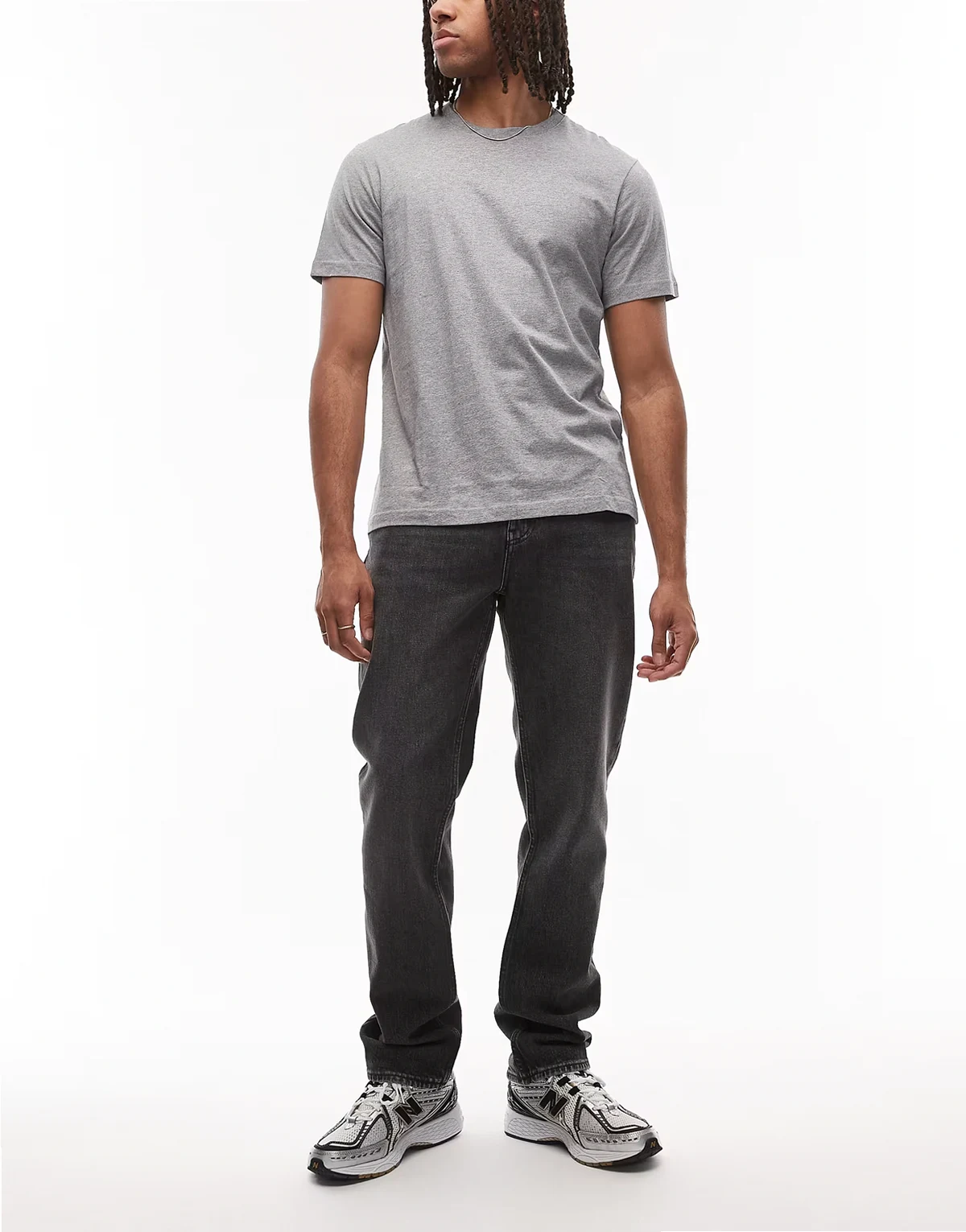 Ryan slim straight jeans in washed black