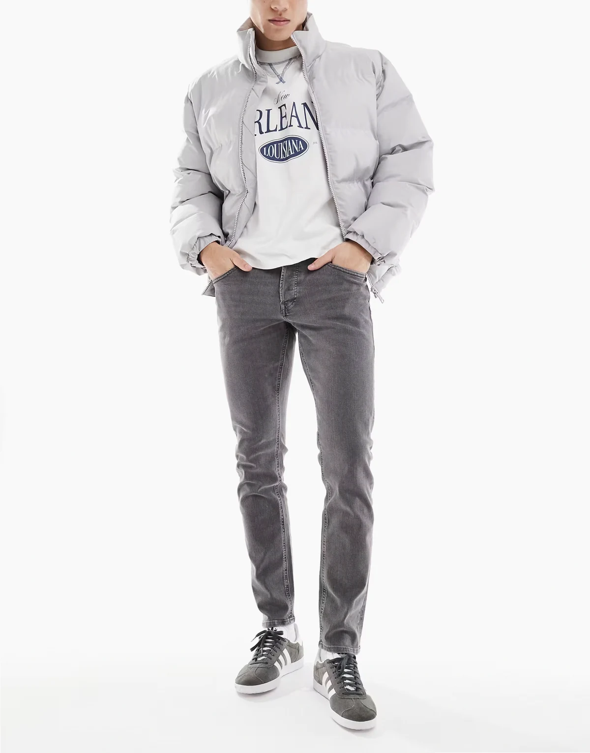 Glenn slim jean in washed gray