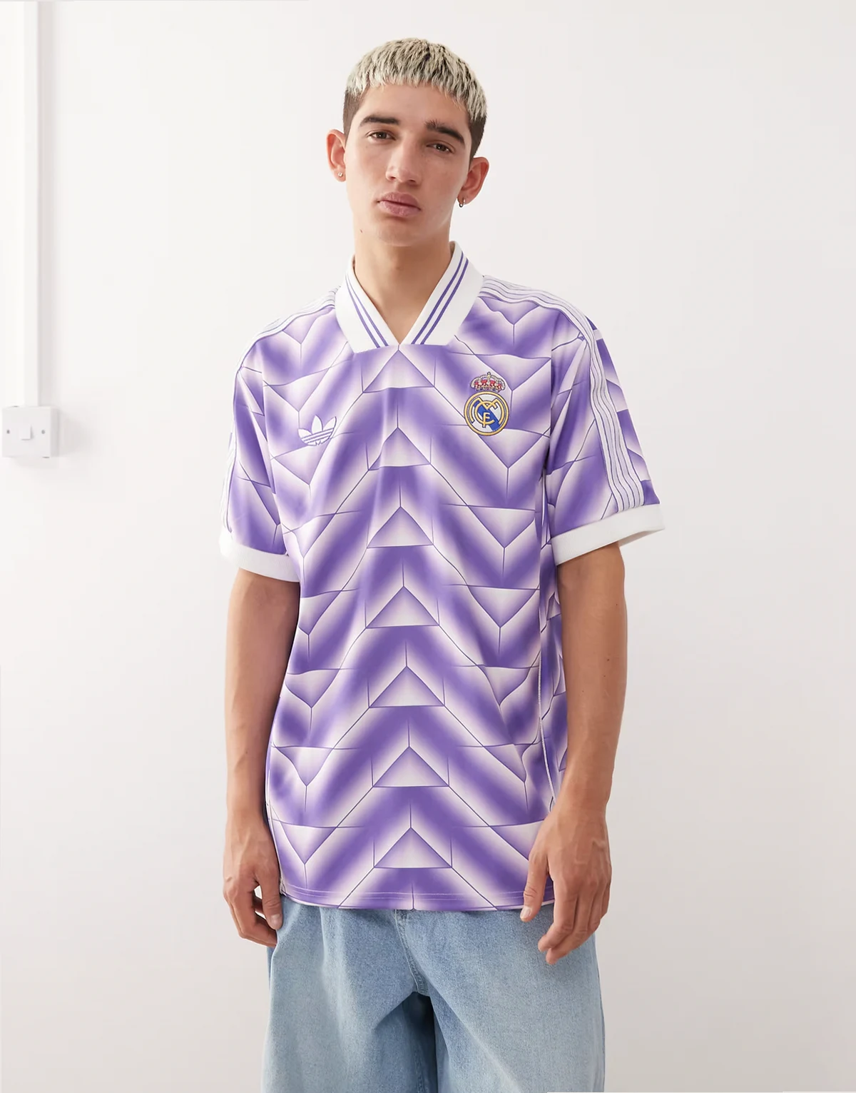 adidas Soccer Real Madrid jersey in purple