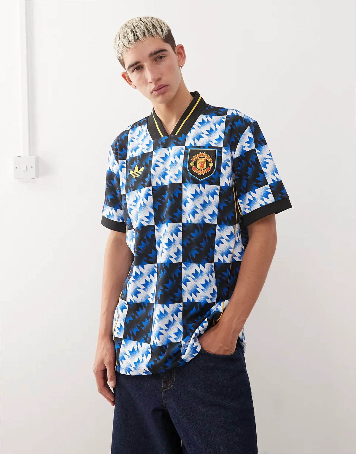 adidas Soccer Manchester United jersey in blue