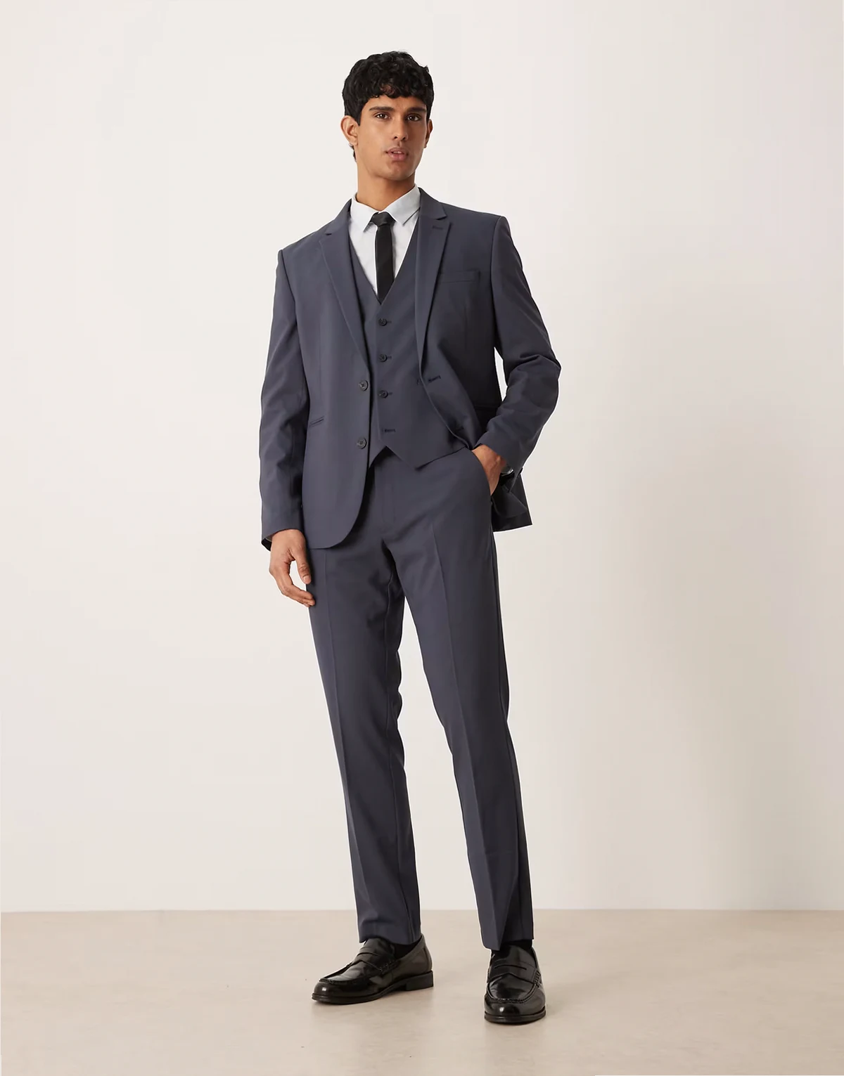 slim suit trouser in navy
