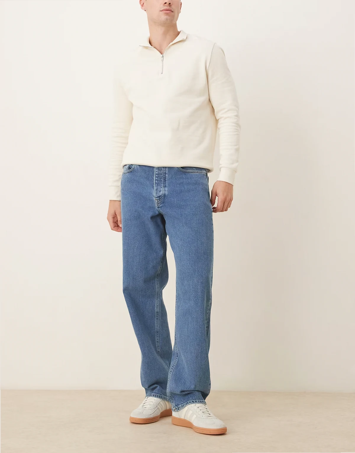 Kori relaxed fit jeans in medium blue