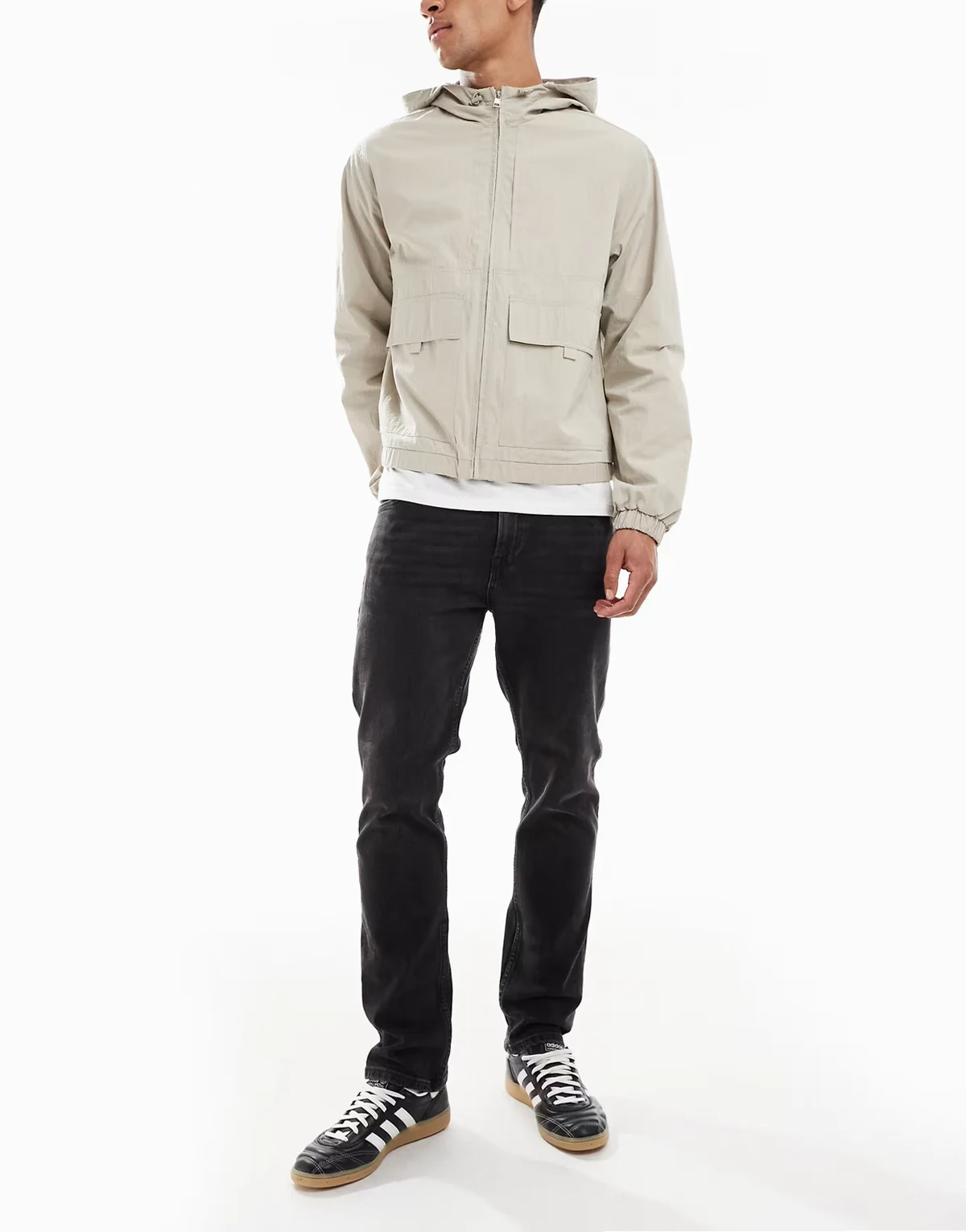 Clark straight leg jeans in black wash