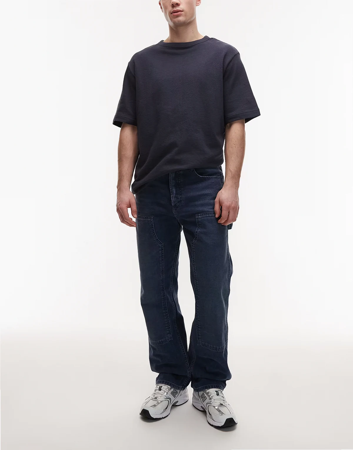 – Otis – Carpenter-Jeans in Dunkelblau mit regulärer Passform