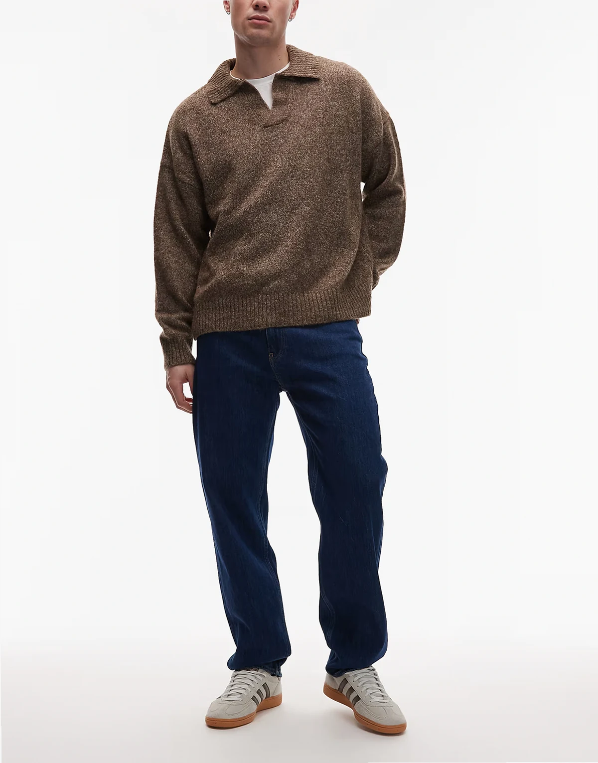 – Sonny – Schmal zulaufende Regular-Fit-Jeans in dunkler Waschung