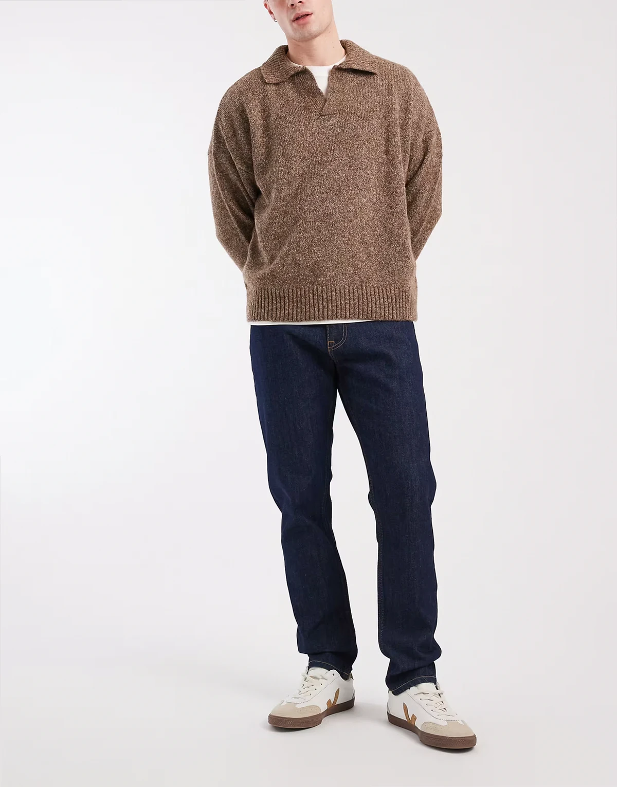 Austin slim leg tapered jeans in dark wash