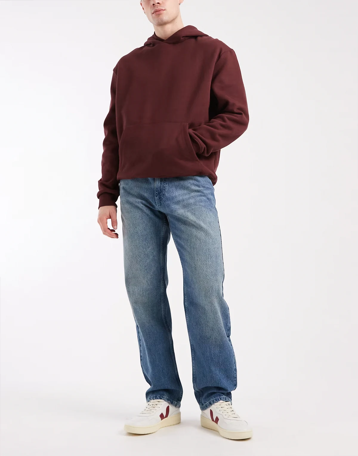– Straight Jeans in mittlerer Waschung