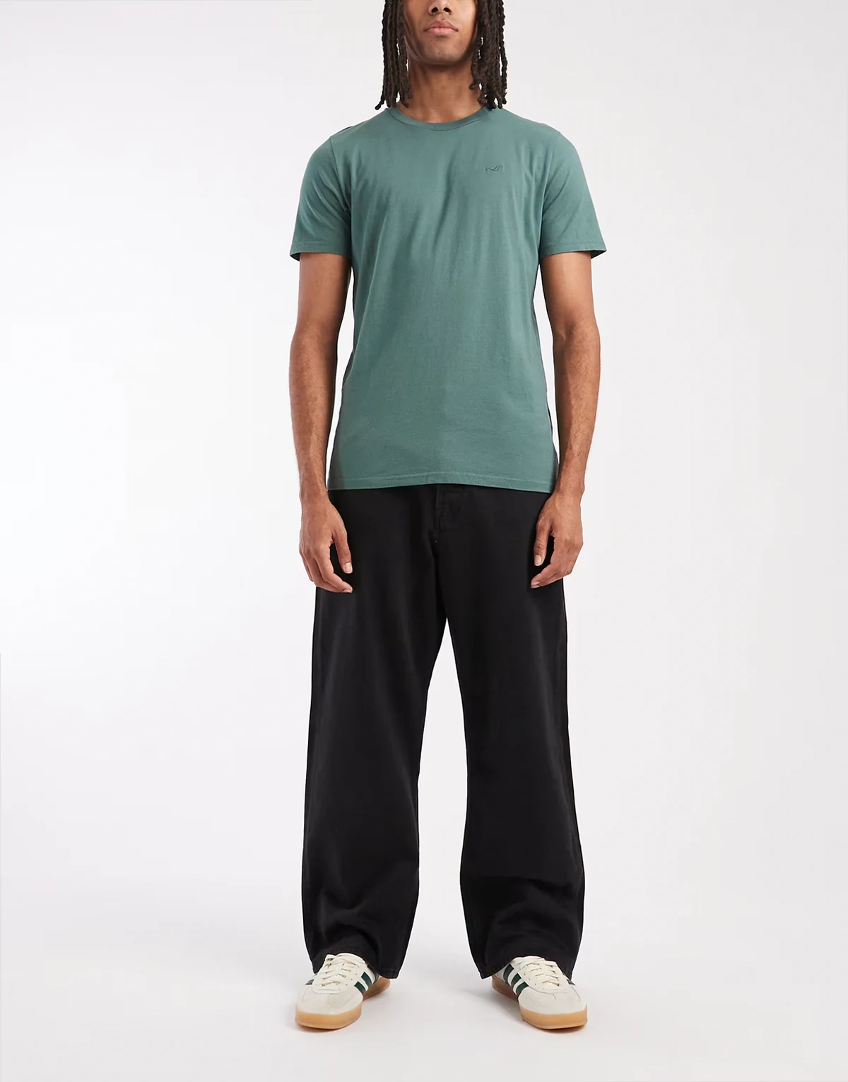 – Ted – Lockere Straight Jeans in Schwarz