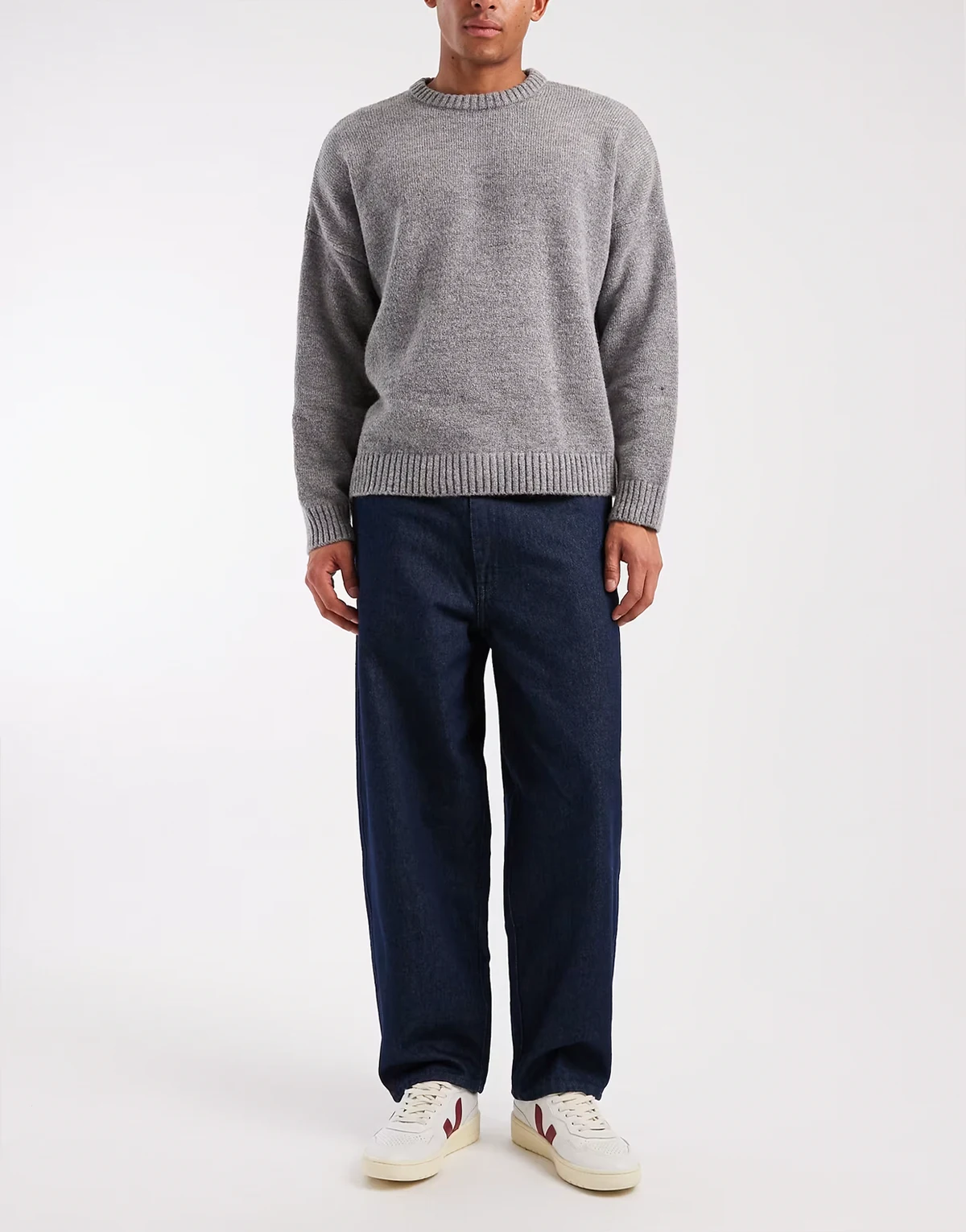 – Dan – Barrel-Jeans in dunkler Waschung