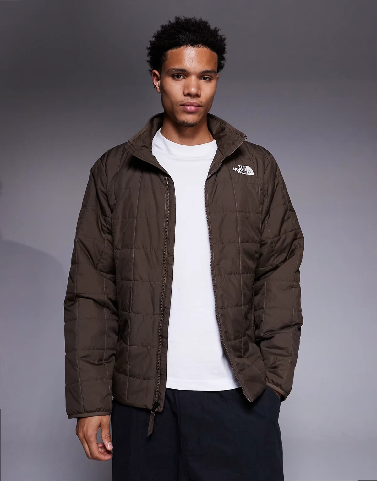 Junction insulated jacket in brown