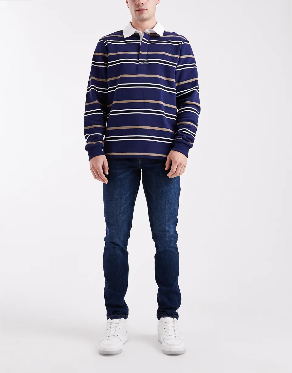 – Loom – Jeans mit schmaler Passform in dunkler Waschung
