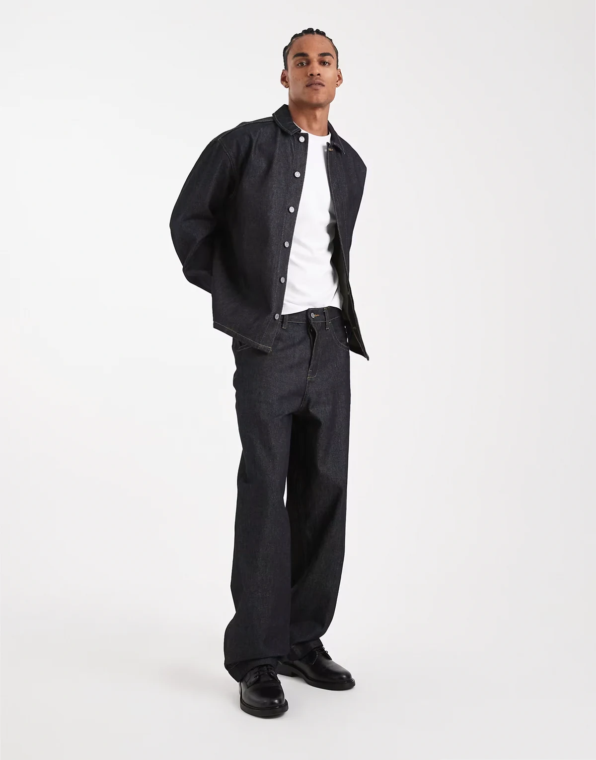 Circular Design Collection heavyweight loose straight jeans in indigo - part of a set