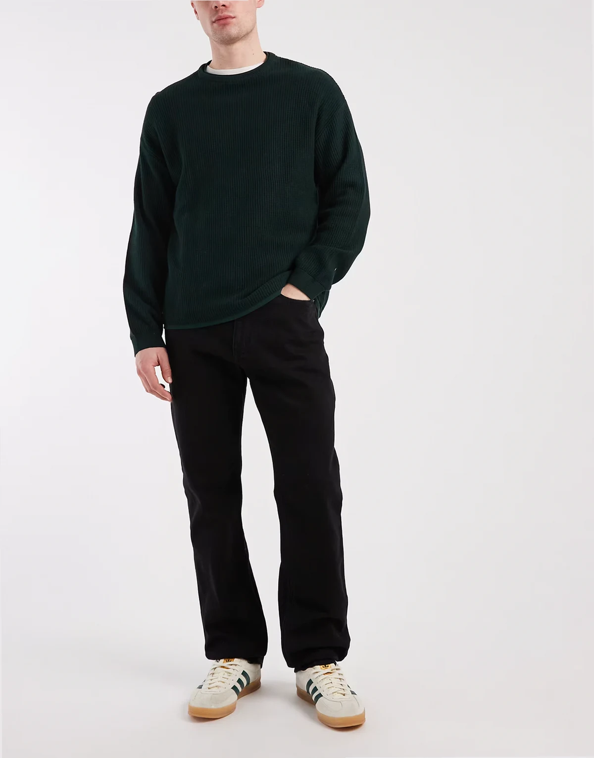 – Ryan – Schmal und gerade geschnittene Jeans in Schwarz