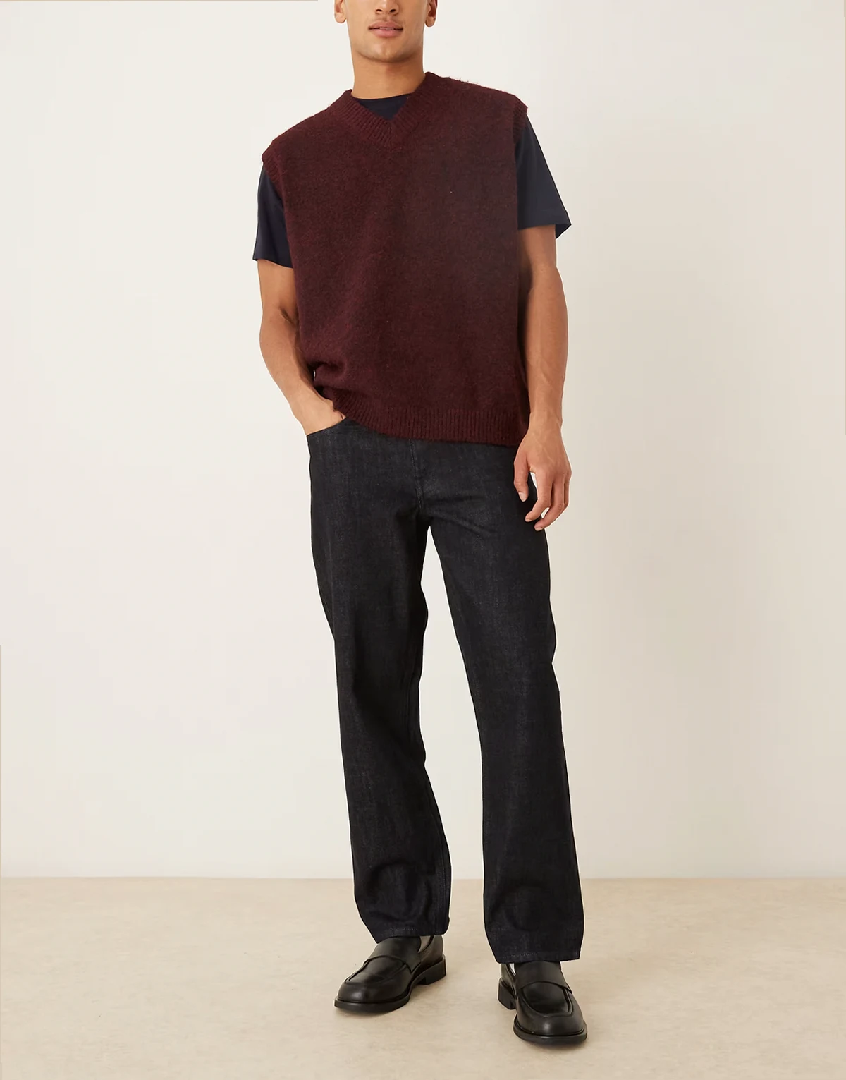 – Premium Selvedge – Jeansy o prostym kroju w kolorze indygo