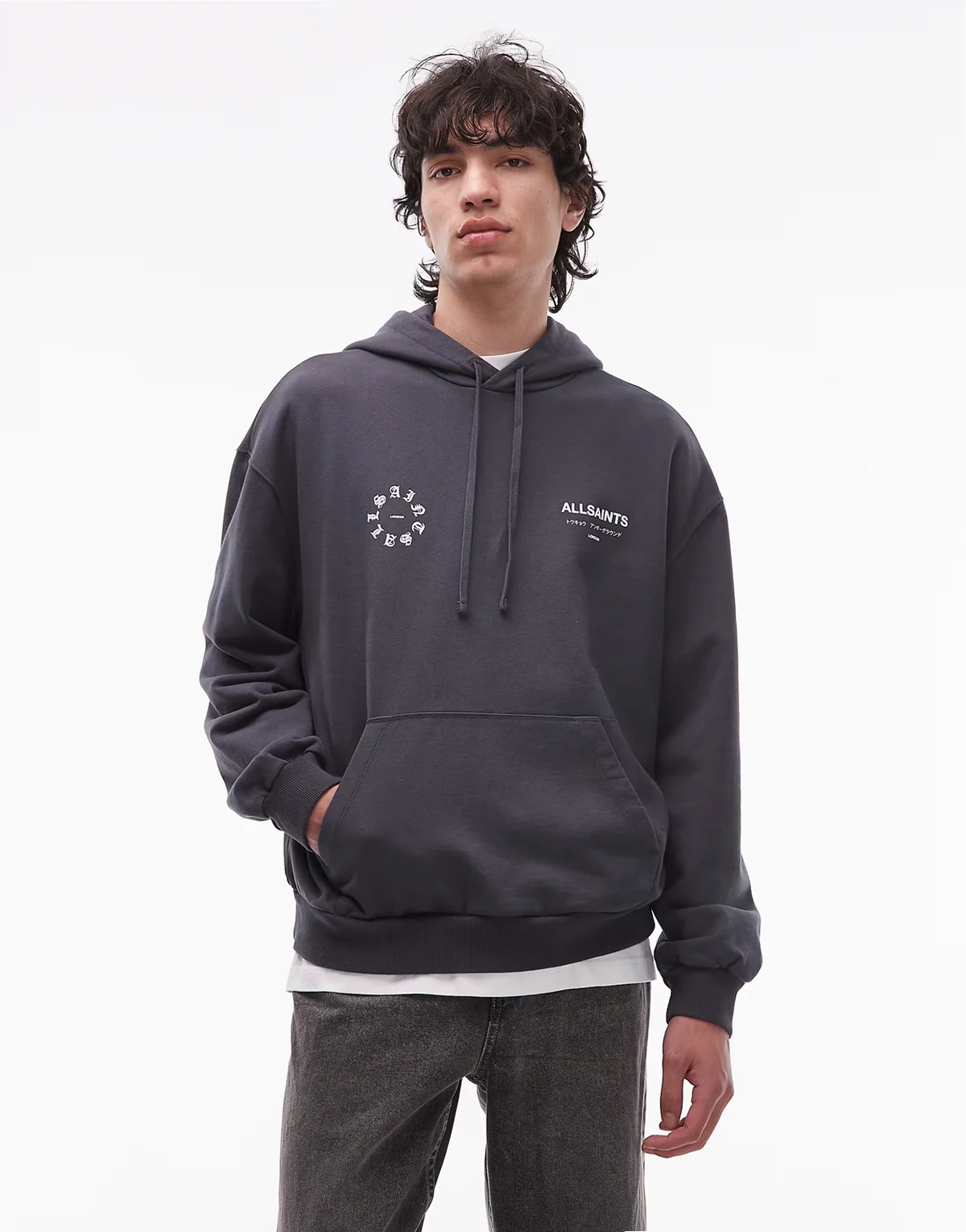kindred hoodie in washed black