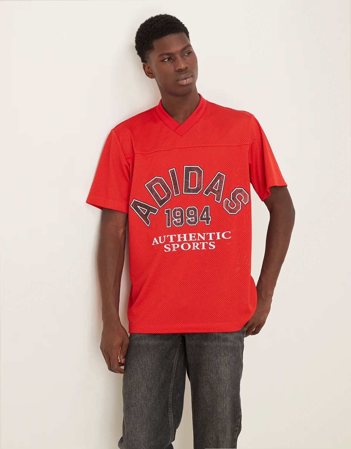 jersey tee in red