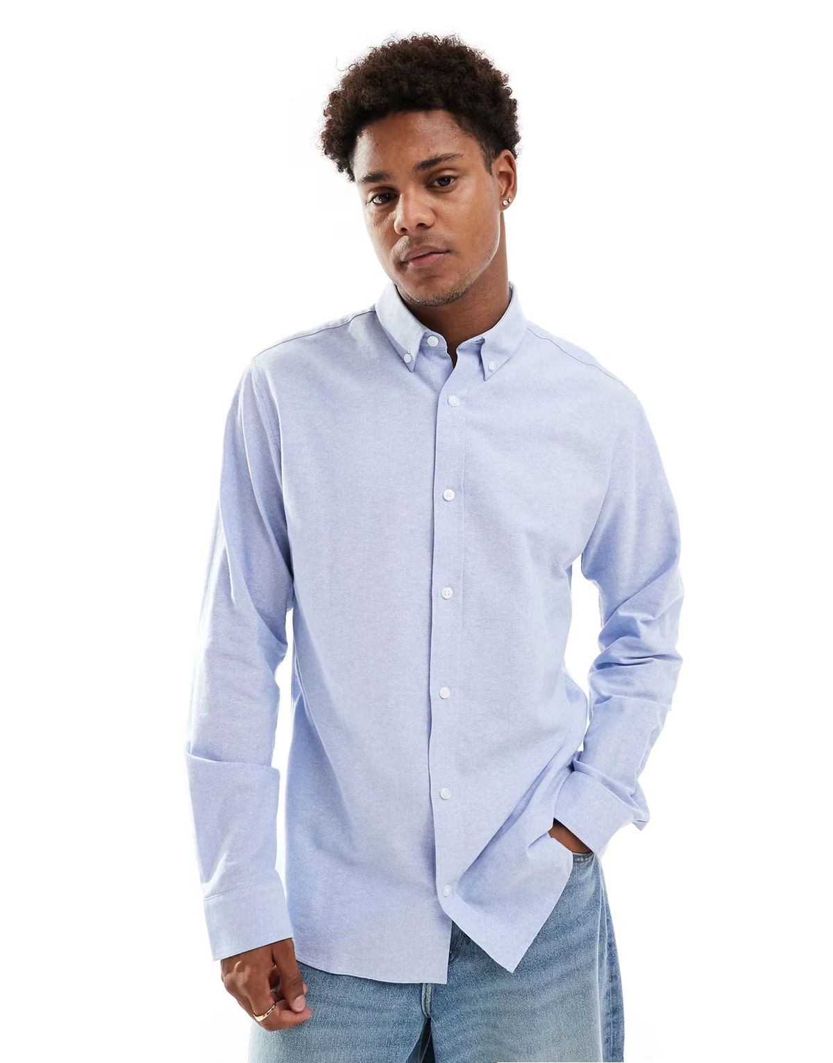 – Oxford-Hemd in Blau