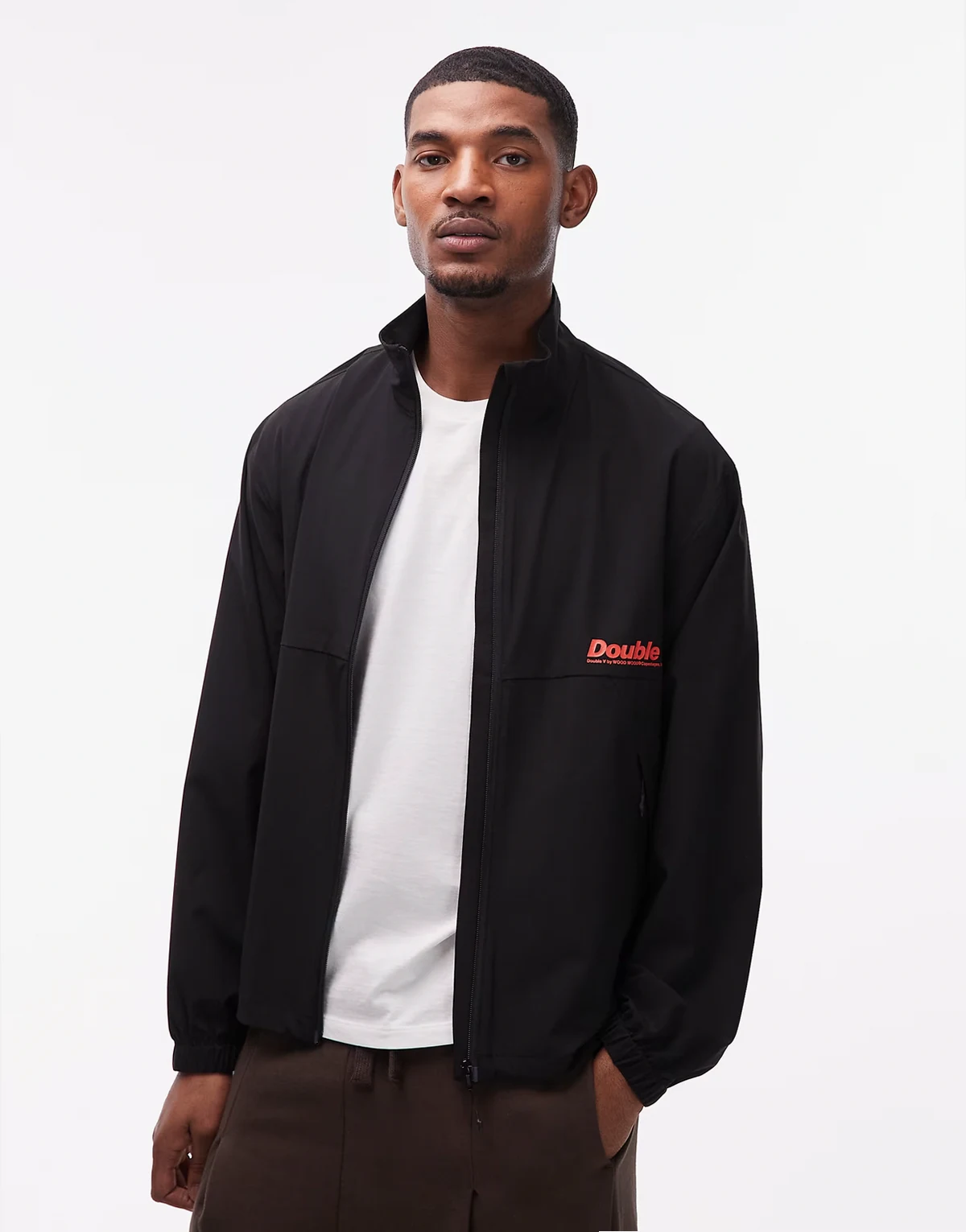 – Frank – Trainingsjacke in Schwarz