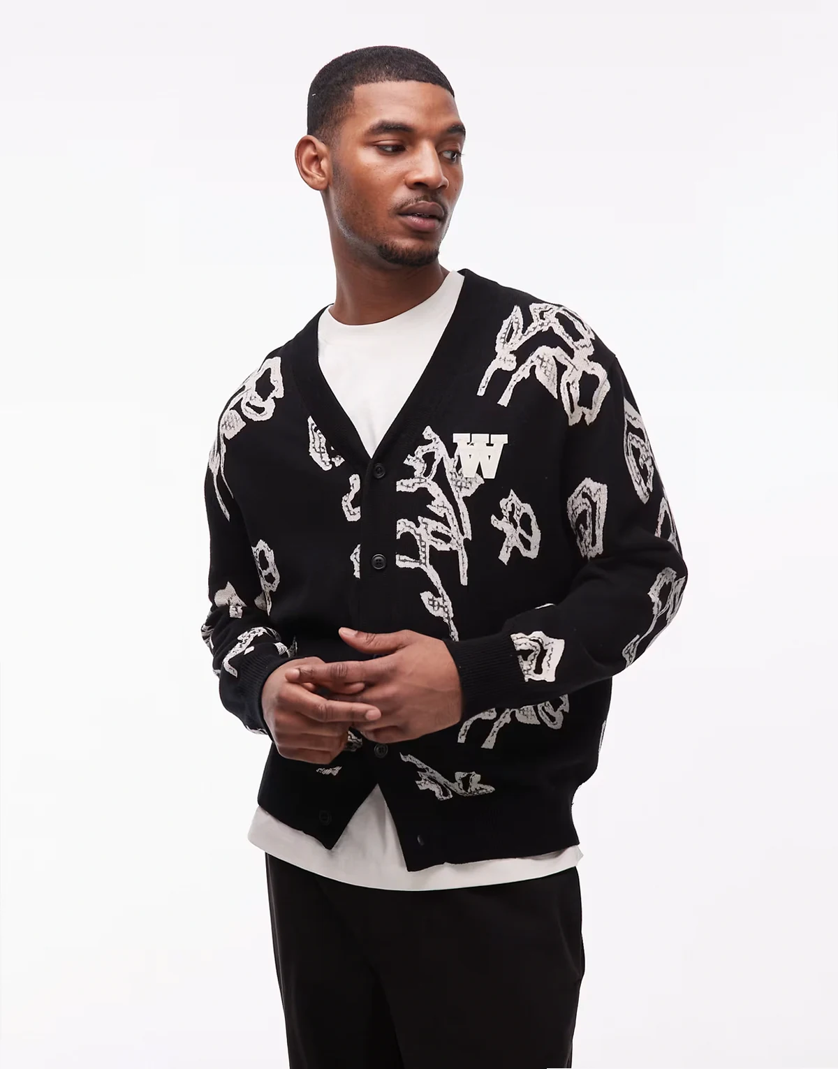 leif cardigan in multi