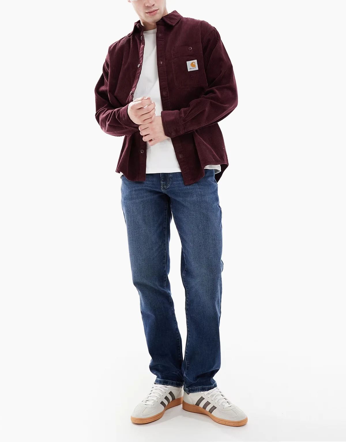 – Norwood – Gerade geschnittene Jeans in verwaschenem Dunkelblau