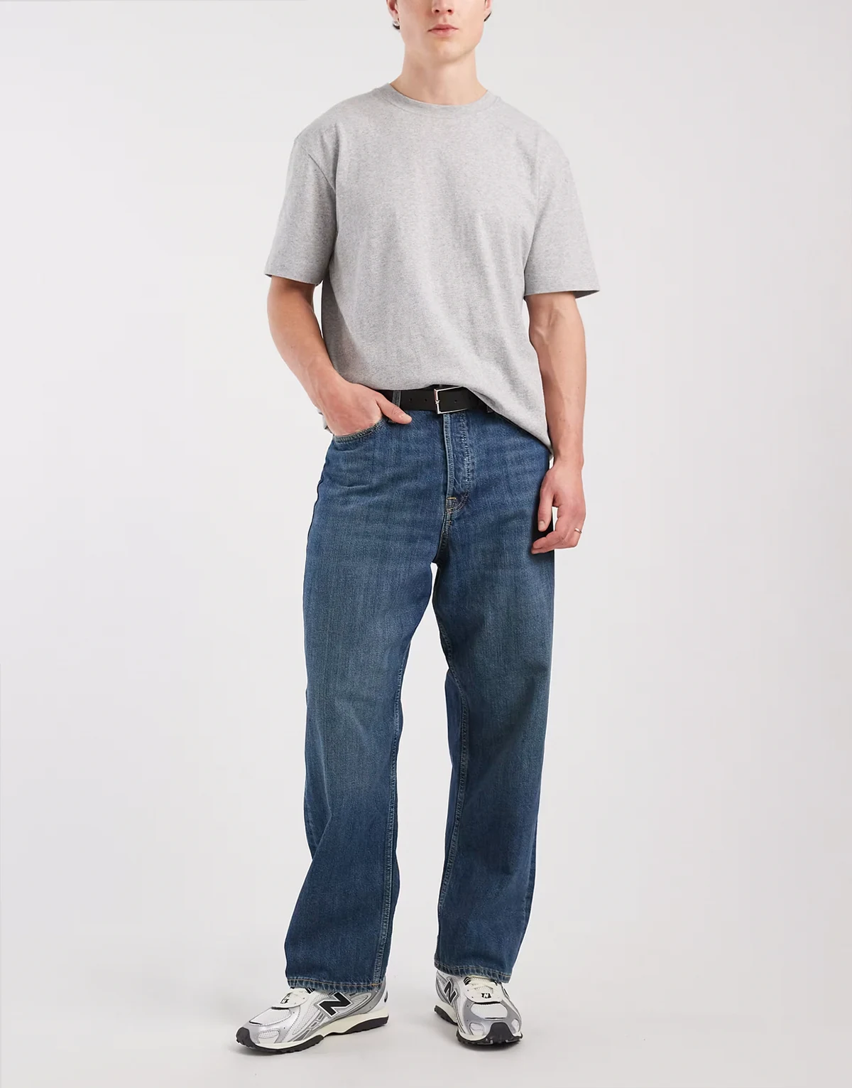 – Alex – Niebieskie jeansy baggy